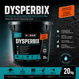 Dysperbix - masa asfaltowo kauczukowa 20kg